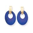 Sardelli - 14k Lapis Hoop Earrings
