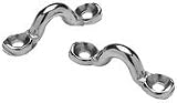 Seachoice 28811 3/8-Inch Forged Stainless Steel Eye Straps - 4 Pack
