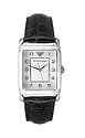 Emporio Armani Women's Black Leather-Strap Watch