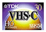 Cheap TDK VHS-C Tape 3-Pack (TC30HGS3CC)