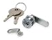 Battalion 1XRY4 Mini Cam Lock, Keyed Alike, Blk