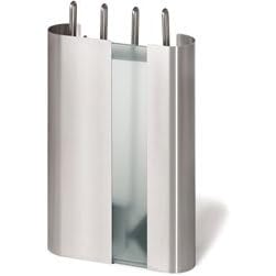 Seamo Fireplace Set (Stainless Steel) (25.5H x 14.6W) by Blomus
