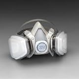 3M Dual Cartridge Respirator Assembly, Half-Facepiece