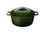 KitchenAid 4-1 2-Quart Cast-Iron Round Casserole, Green