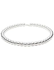 Bling Jewelry 10mm 925 Sterling Silver Round Bead Classic Necklace