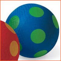 Crocodile Creek 7" Blue and Green Dot Ball