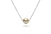 AA+ Quality, 9-10mm, Cherish Collection Golden South Sea Baroque Pearl Pendant/Necklace (14K YELLOW GOLD, 18 Inches)