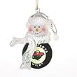 Minnesota Wild 2.5" Acrylic Basketball Snowman Holiday Ornament - NHL Hockey