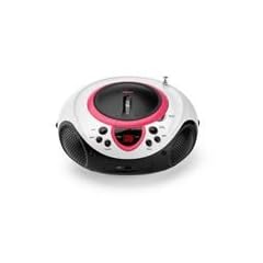 Lenco SCD-38 Tragbares UKW-Radio mit CD/MP3-Player (USB 2.0) pink