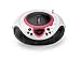 Lenco SCD-38 Tragbares UKW-Radio mit CD/MP3-Player (USB 2.0) pink