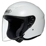 SHOEI J-WING JWING PEARL GRAY METALLIC MOTORCYCLE Open-Face-Helmet
