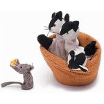 3 Cats with Mouse Hand Puppet