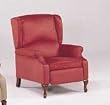 Microfiber Fabric Burgundy Finsh Recliner Chair By Acme Furniture