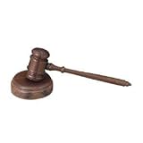 MCG10521 Gavel with Sound Block, Walnut, 10-1/2 Long