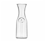 Wine Decanter, 1 liter, glass, (Top diameter 3.50'', bottom diameter 3.75'')