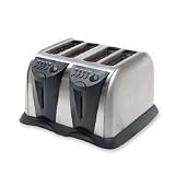 4-Slice Toaster,Crumb Tray,3-Prong Cord,Stainless Steel (CCETO110A)