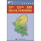 Map of Niger, Nigeria, Cameroon, Equatorial Guinea, Sao Tome, Principe
