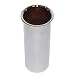 Chrome Curling Iron Holder * 1-1/2" inside diameter * 4" Long * with 1/8" Rim * Maybe use in cabinet for iron holder * DIMENSIONS ARE FOR DESCRIPTION ONLY * NOTE: DO NOT CUT CABINET BEFORE HAVING ITEM IN HAND