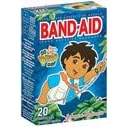 Band Aid Go Diego Go Bandages for Kids, Assorted - 20 Ea