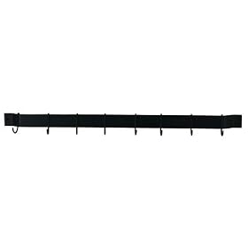 36 Bar Rack – Black with Black Hooks by