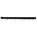 Kitchen & Housewares : 36' Bar Rack – Black with Black Hooks