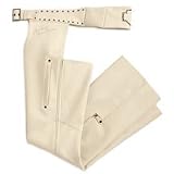 Harley Davidson Women's Cream City Leather Chaps. Embroidery & embellishments. 98145-09VW