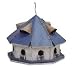 Barnstorm Blue Roof Motel Birdhouse