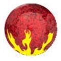 Flame Gold Antenna Ball Topper