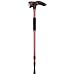 LIGHTWEIGHT ALUMINUM WALKING STICK/CANE WITH LED LIGHTS/FLASHING ALERT LIGHTS AND SIREN ALARM