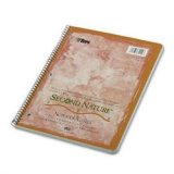 Second Nature® 1 Subject Wirebound Quadrille Rule Notebook, 11x8 1/2, 80 Sheets (TOP74112)
