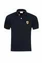 Porsche Crest Polo Shirt - Black -Size Extra Large