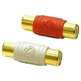 Cables To Go - Audio coupler - RCA (F) - RCA (F) - black