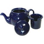 "Homeworld 6-Cup Easy Steeper Teapot, Cobalt Blue"