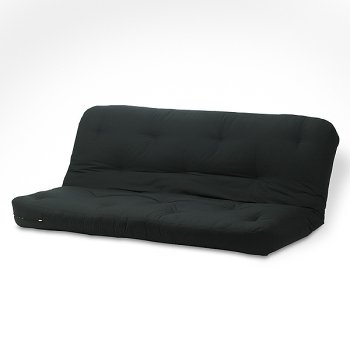 Elite Full 7" Futon - Black