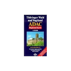 ADAC Karte, Th�ringer Wald und Vogtland