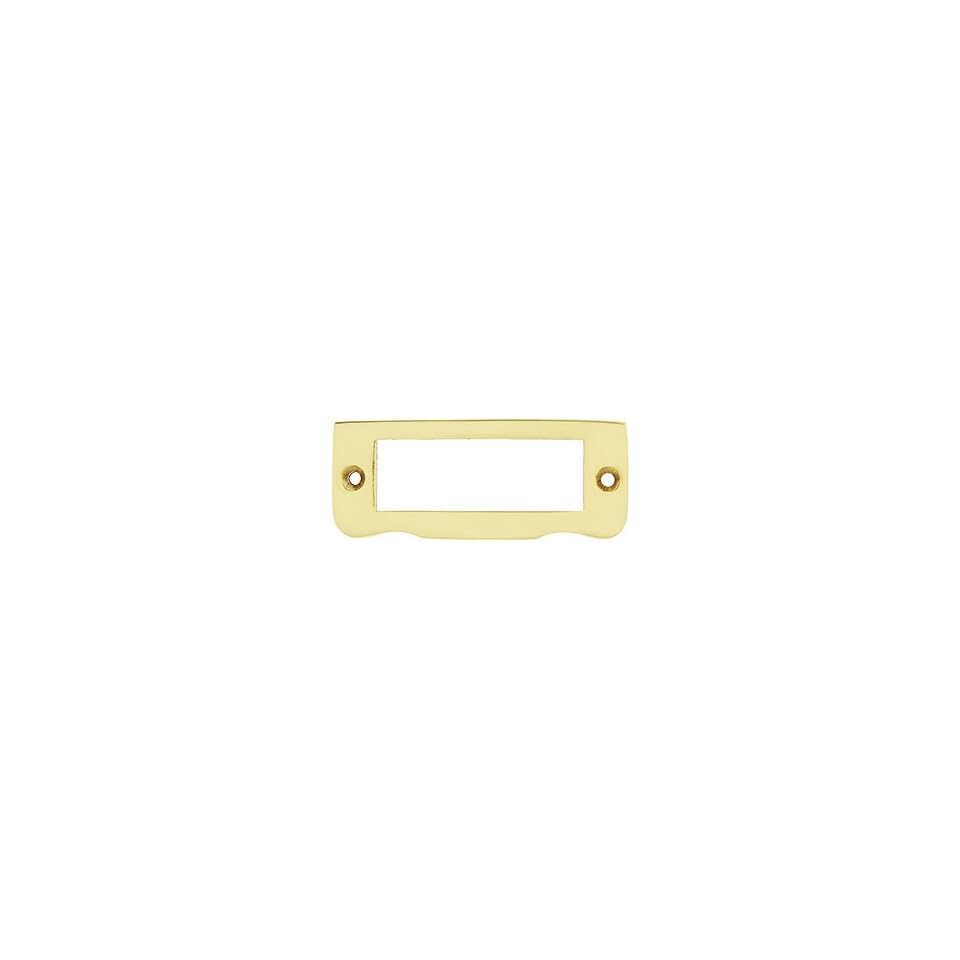 Drawer Label Holders Small Cast Brass Label Holder With Choice Of
