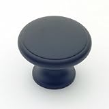 1-1/2 Dia Matte Black Knob