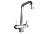 Elkay LK7324BC Moda Two-Handle Kitchen Faucet Brushed Chrome