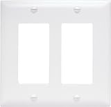 Pass & Seymour #TP262WCC30 White 2G Decor Wall Plate