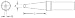 Weller ETU 0.015" x 0.000" x 0.700" ET Single Flat Tip for PES51 Soldering Pencil