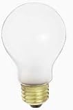25 Watt Transparent Amber Light Bulb / Incandescent Amber A19 Shape