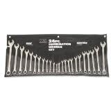 Michigan Industrial Tools 24 piece Combination Wrench Set SAE and Metric by Michigan Industrial Tools