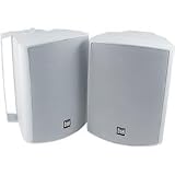 5 1/4 White 3-WAY 100 Watt Indoor/outdoor Loudspeakers
