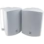 5 1/4" White 3-WAY 100 Watt Indoor/outdoor Loudspeakers