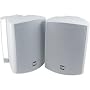 5 1/4" White 3-WAY 100 Watt Indoor/outdoor Loudspeakers