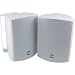 5 1/4" White 3-WAY 100 Watt Indoor/outdoor Loudspeakers