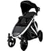Phil and Teds Verve Stroller in Black/Black With Doubles Kit and Free Cocoon