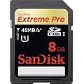 SanDisk 8GB Extreme Pro SDHC Memory Card