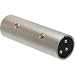 Hosa XLR Male To XLR Male Adapter - Model GXX-144 Musical Instruments Image