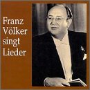 Franz Völker Singt Lieder